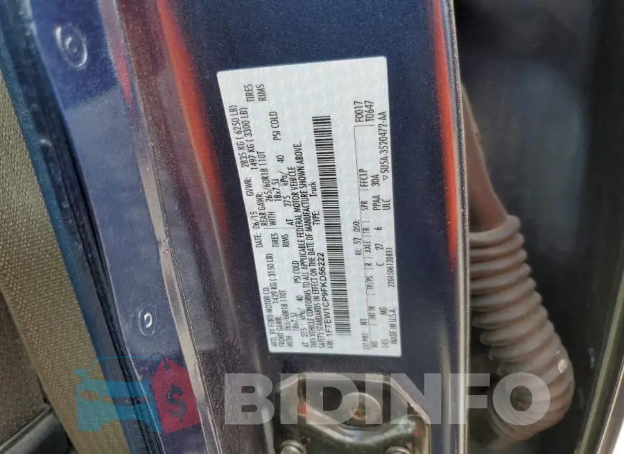 1FTEW1CP9FKD56222 Photo# 13