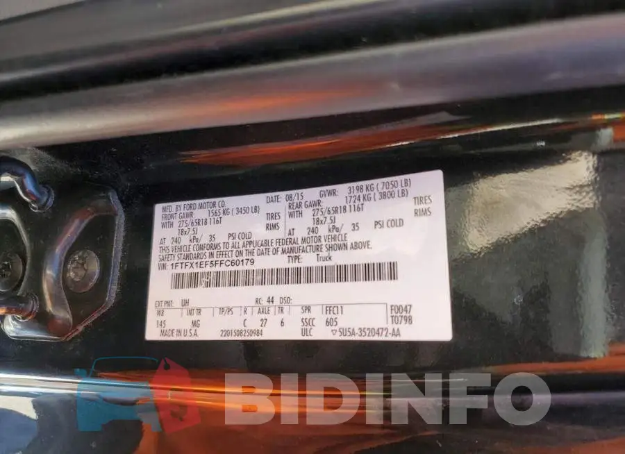 1FTFX1EF5FFC60179 Photo# 12