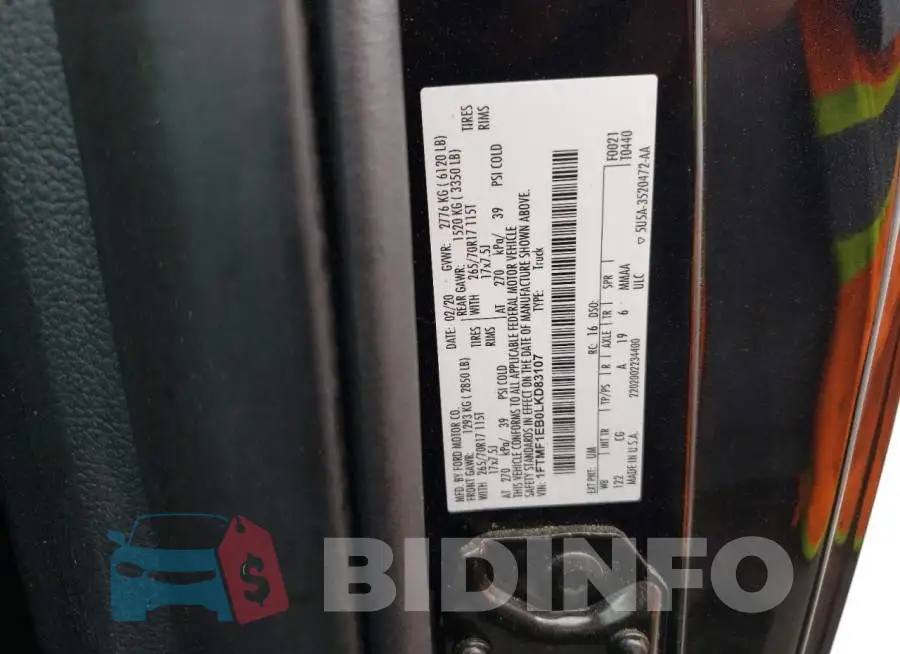 1FTMF1EB0LKD83107 Photo# 12