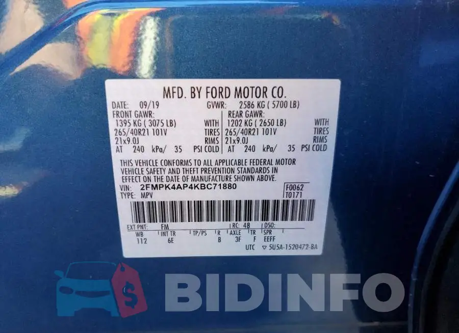 2FMPK4AP4KBC71880 Photo# 13