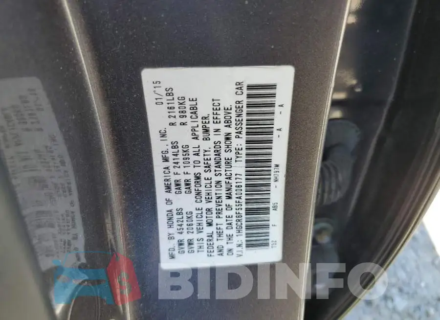 1HGCR6F55FA006177 Photo# 12