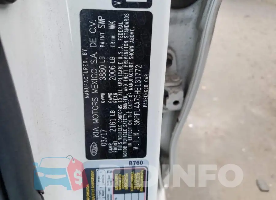 3KPFL4A75HE131772 Photo# 12