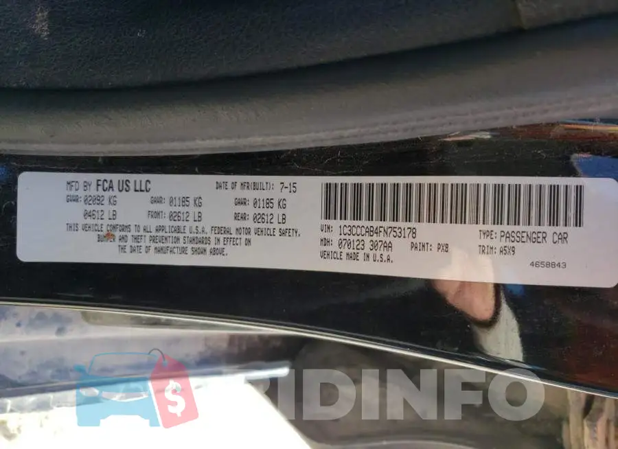 1C3CCCAB4FN753178 Photo# 12