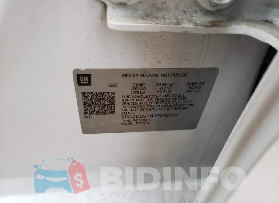 1G1ZD5ST5JF243777 Photo# 12