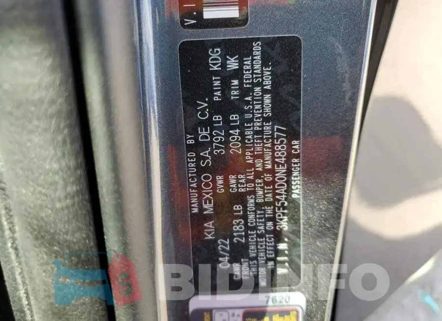 3KPF54AD0NE488577 Photo# 13