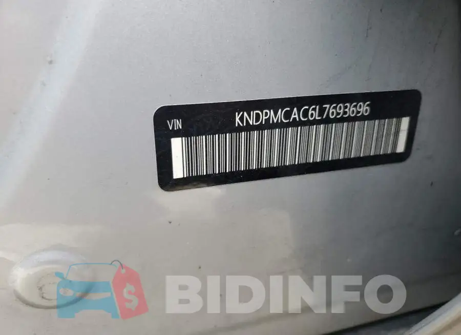 KNDPMCAC6L7693696 Photo# 13