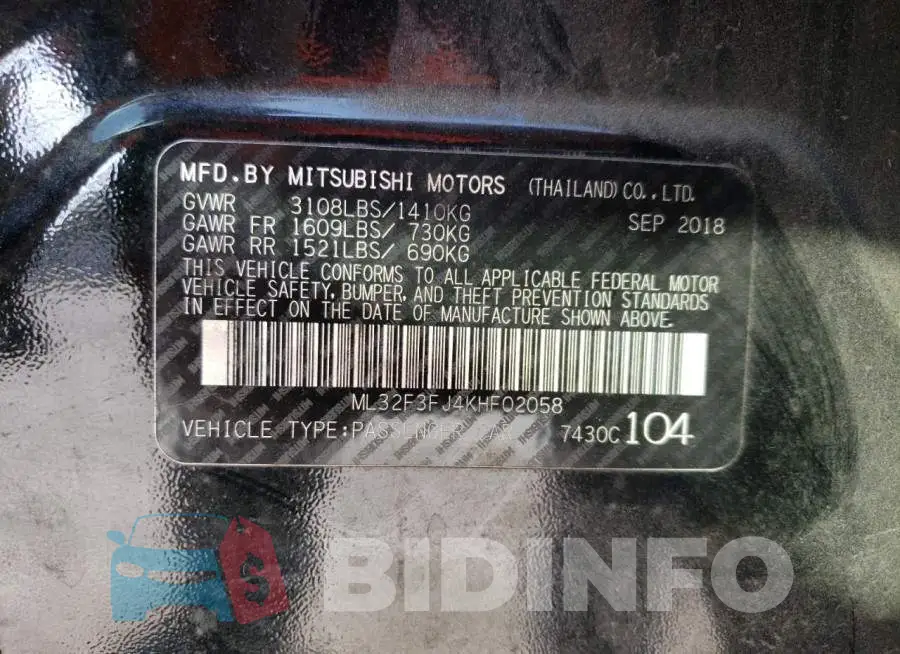 ML32F3FJ4KHF02058 Photo# 12