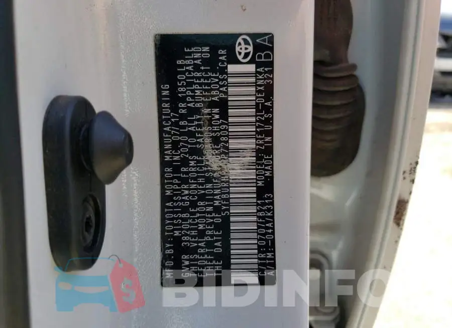 5YFBURHE4HP728097 Photo# 12