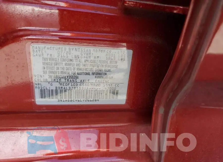 3N1AB8CV6LY266284 Photo# 12