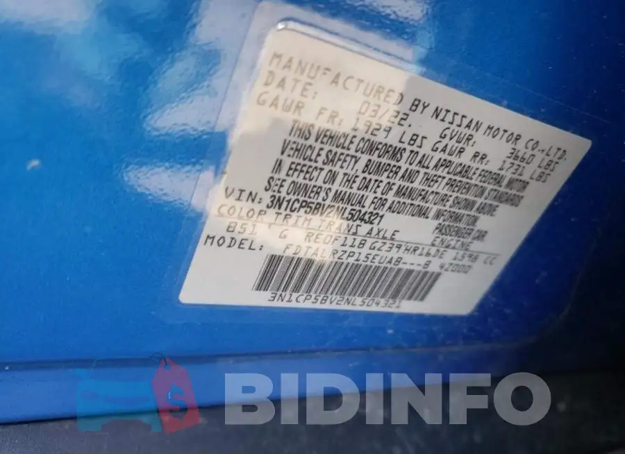 3N1CP5BV2NL504321 Photo# 12