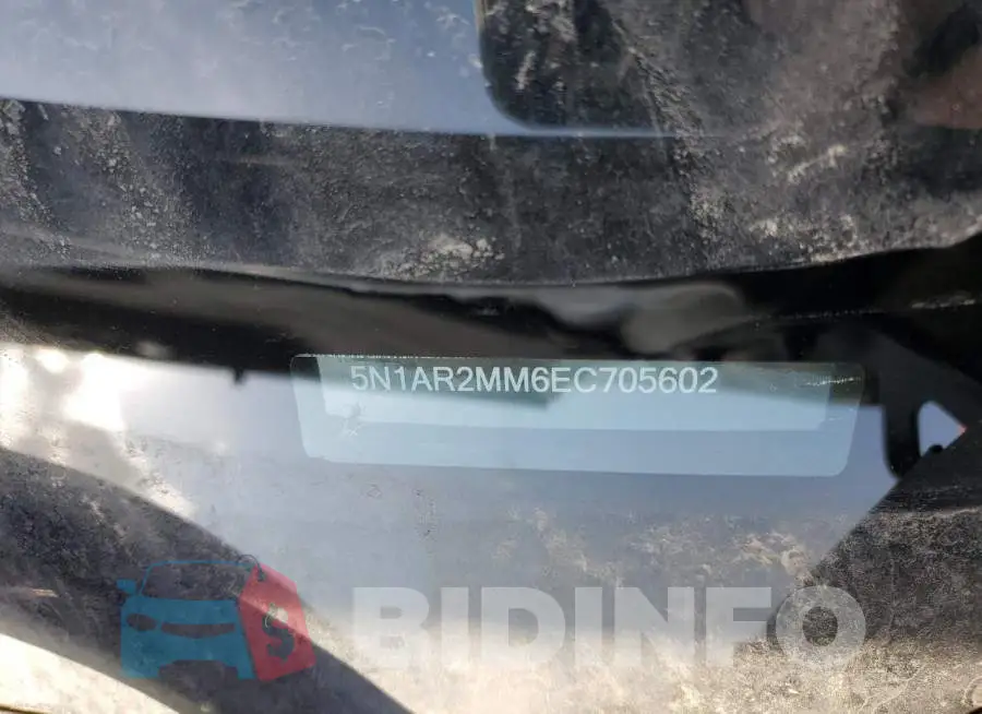 5N1AR2MM6EC705602 Photo# 13