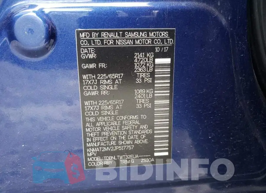 KNMAT2MV2JP517757 Photo# 13