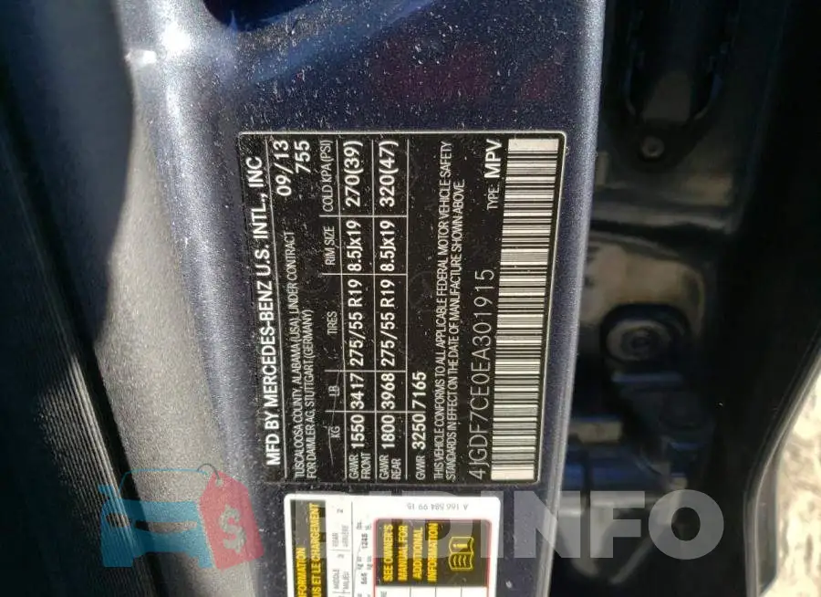 4JGDF7CE0EA301915 Photo# 13