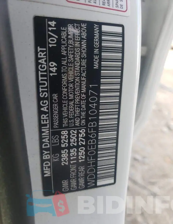 WDDHF0EB6FB104071 Photo# 12