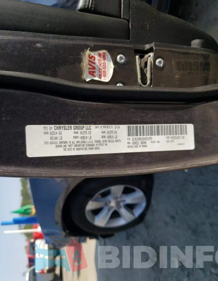 2C3CDXBG3EH251879 Photo# 13