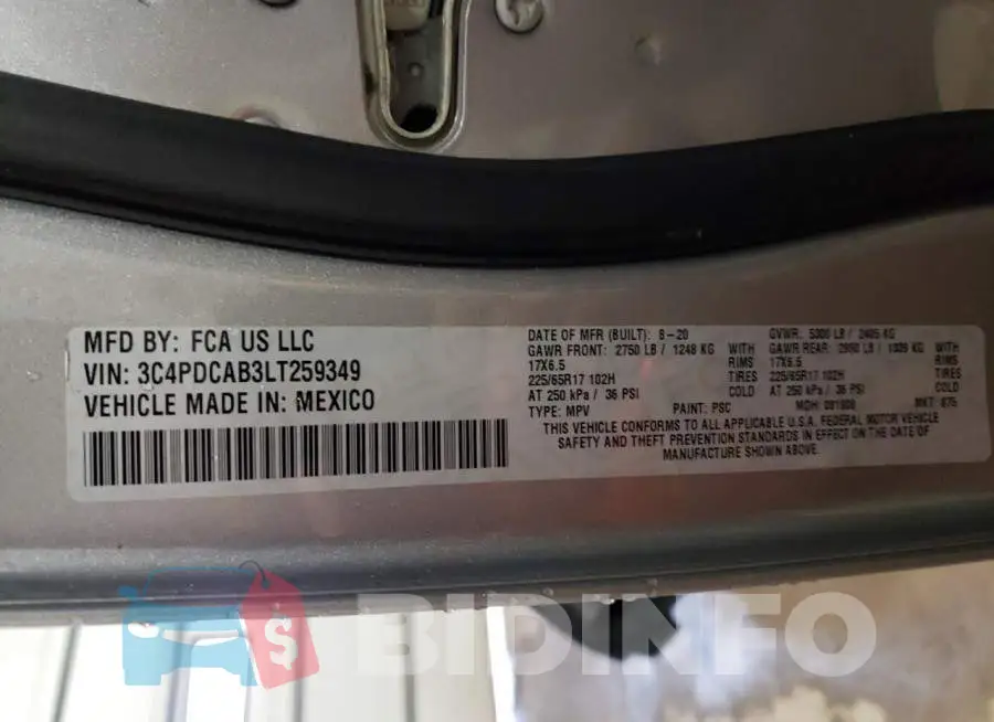 3C4PDCAB3LT259349 Photo# 14