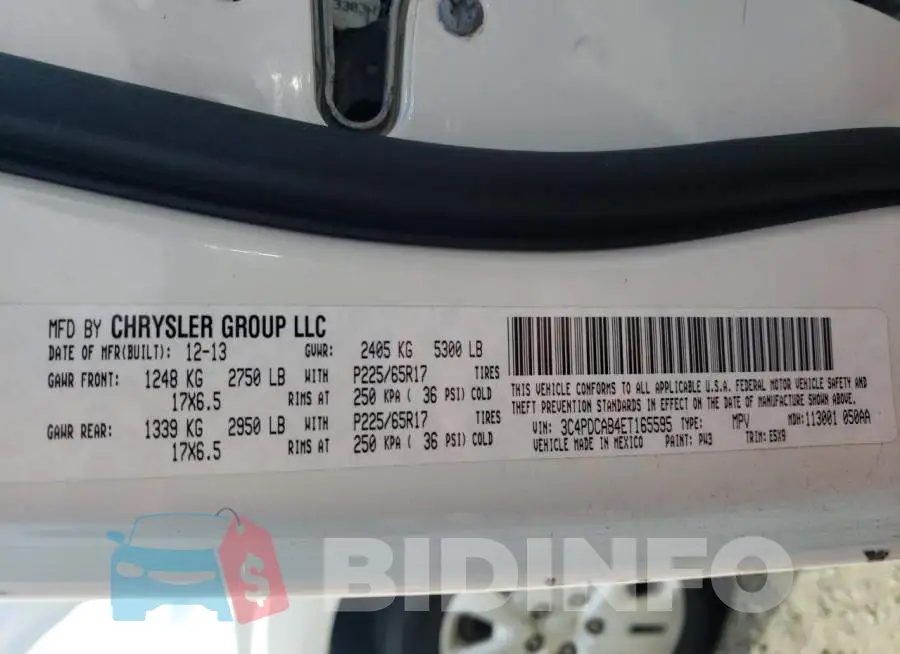 3C4PDCAB4ET165595 Photo# 12