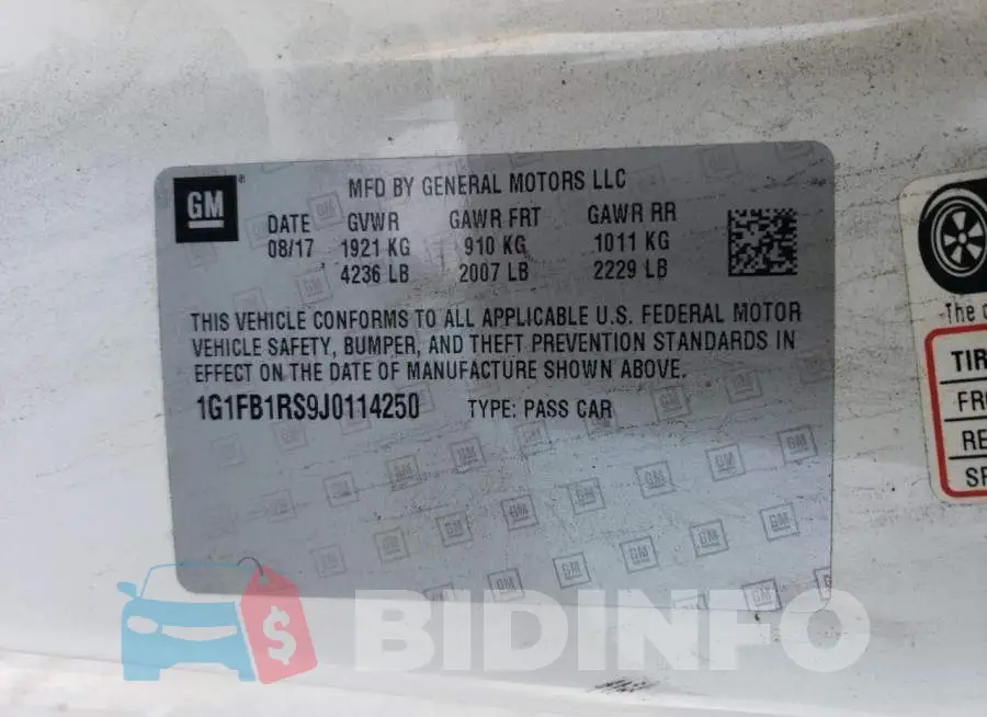 1G1FB1RS9J0114250 Photo# 12
