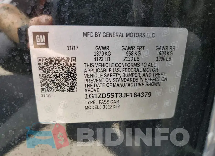 1G1ZD5ST3JF164379 Photo# 12