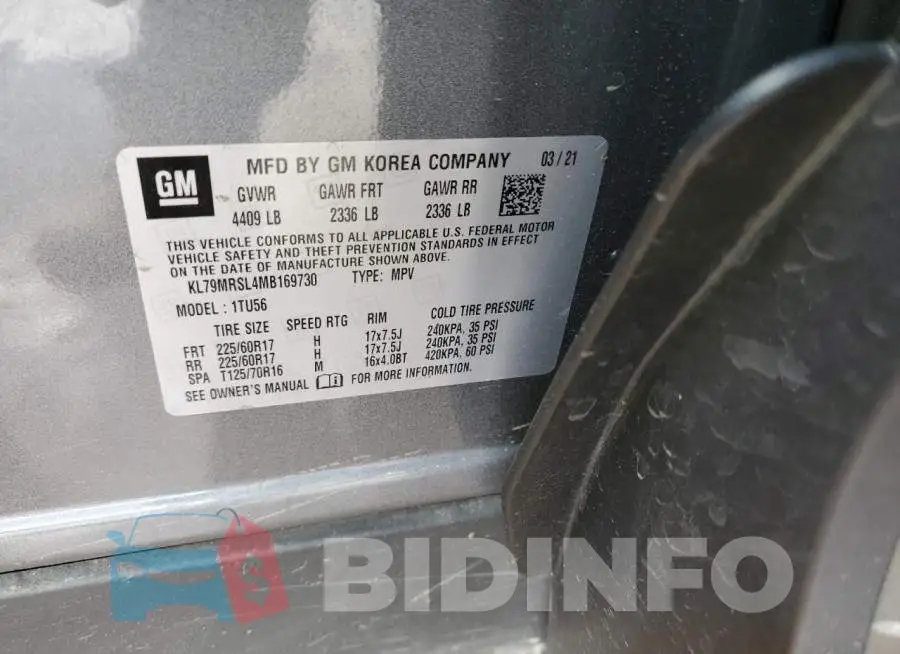 KL79MRSL4MB169730 Photo# 13