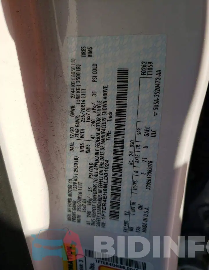 1FTER4EH8MLD01024 Photo# 12