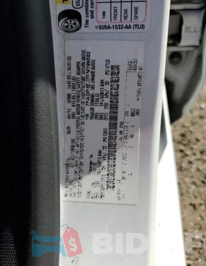 3FADP4EJ7FM199582 Photo# 13