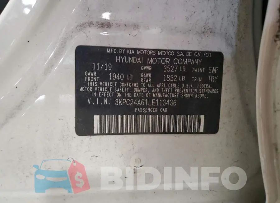 3KPC24A61LE113436 Photo# 12