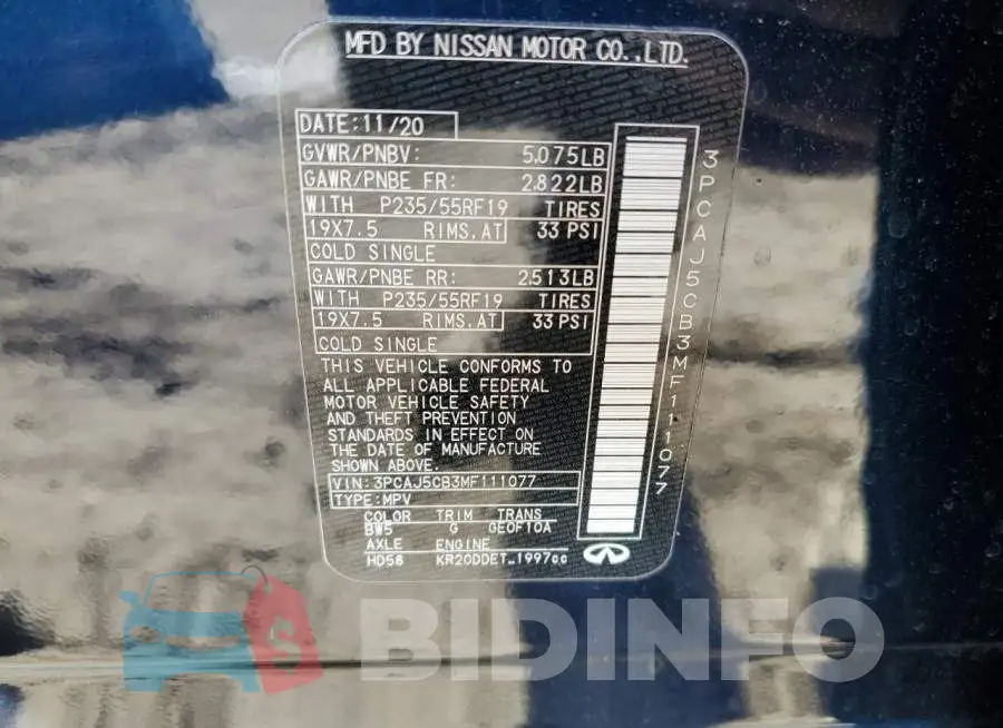 3PCAJ5CB3MF111077 Photo# 13