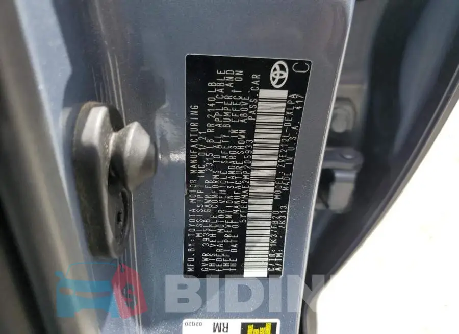 5YFEPMAE2MP205933 Photo# 13
