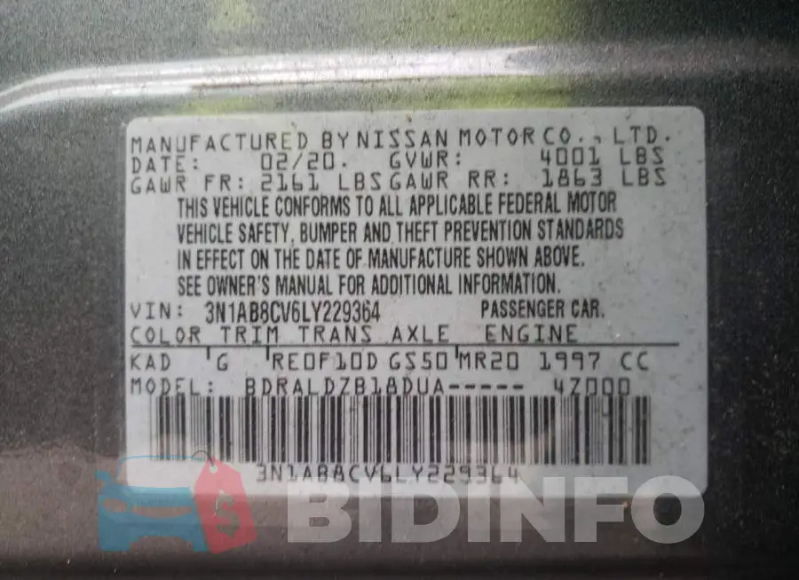 3N1AB8CV6LY229364 Photo# 12