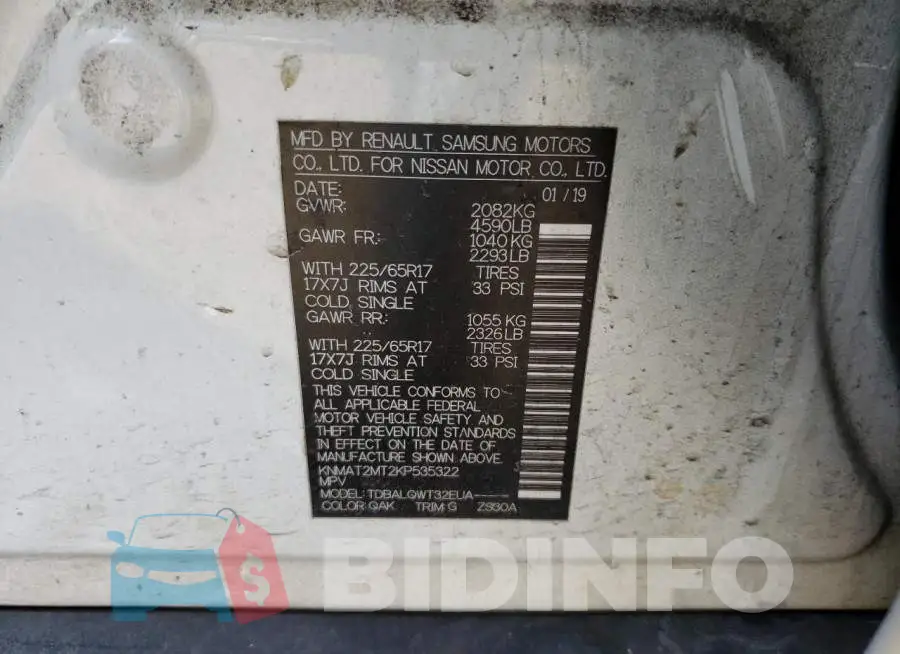 KNMAT2MT2KP535322 Photo# 13