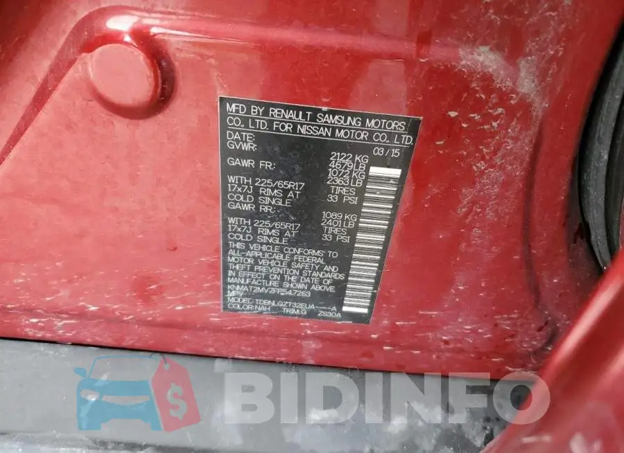KNMAT2MV7FP547263 Photo# 13