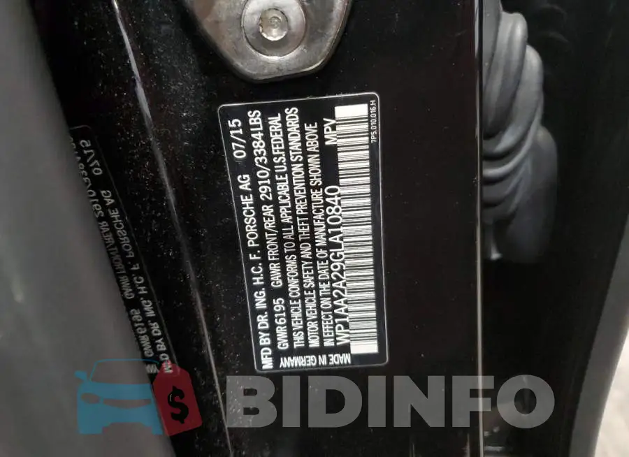 WP1AA2A29GLA10840 Photo# 13