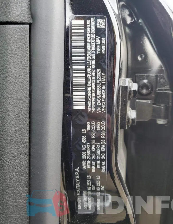 ZACNJBBB8LPL23026 Photo# 13