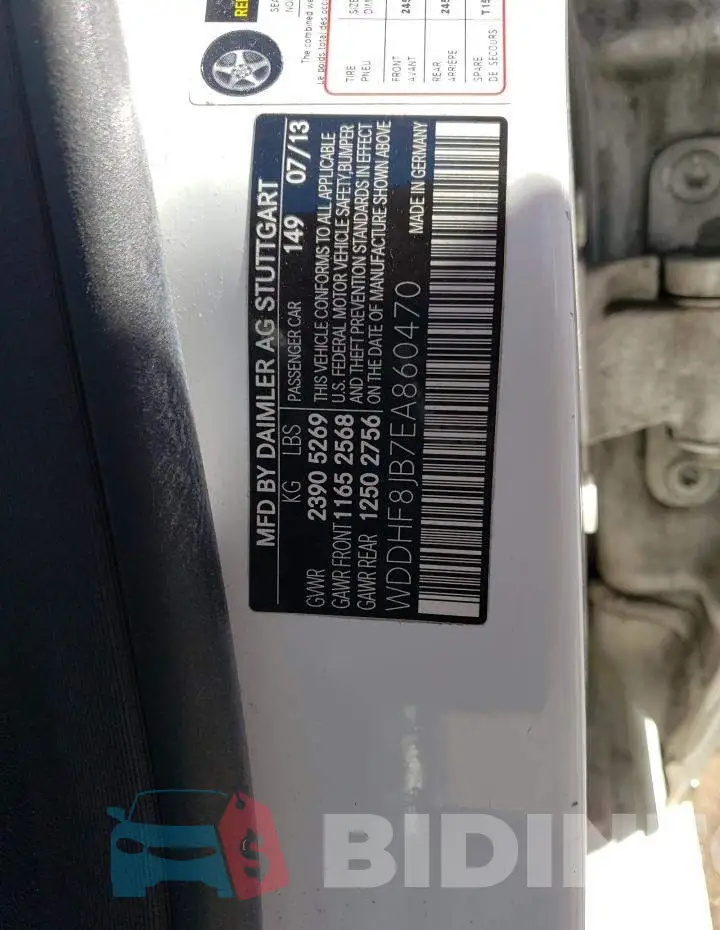 WDDHF8JB7EA860470 Photo# 12