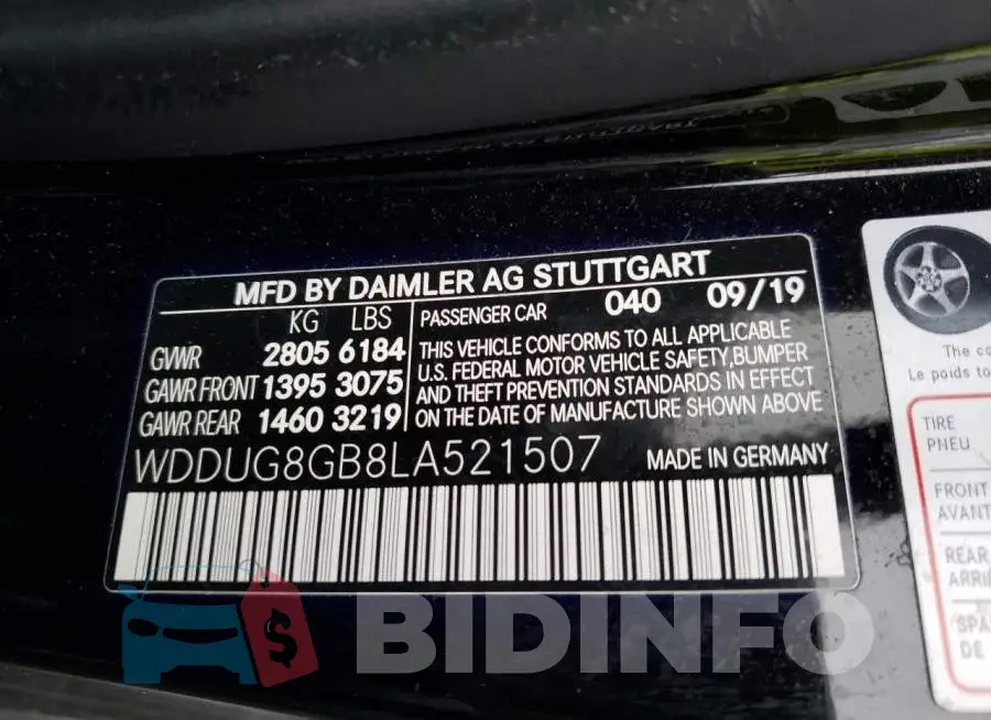 WDDUG8GB8LA521507 Photo# 12