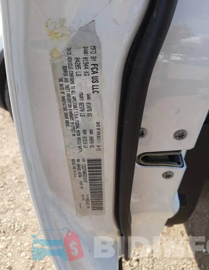 1C3CDFBB0GD518197 Photo# 10
