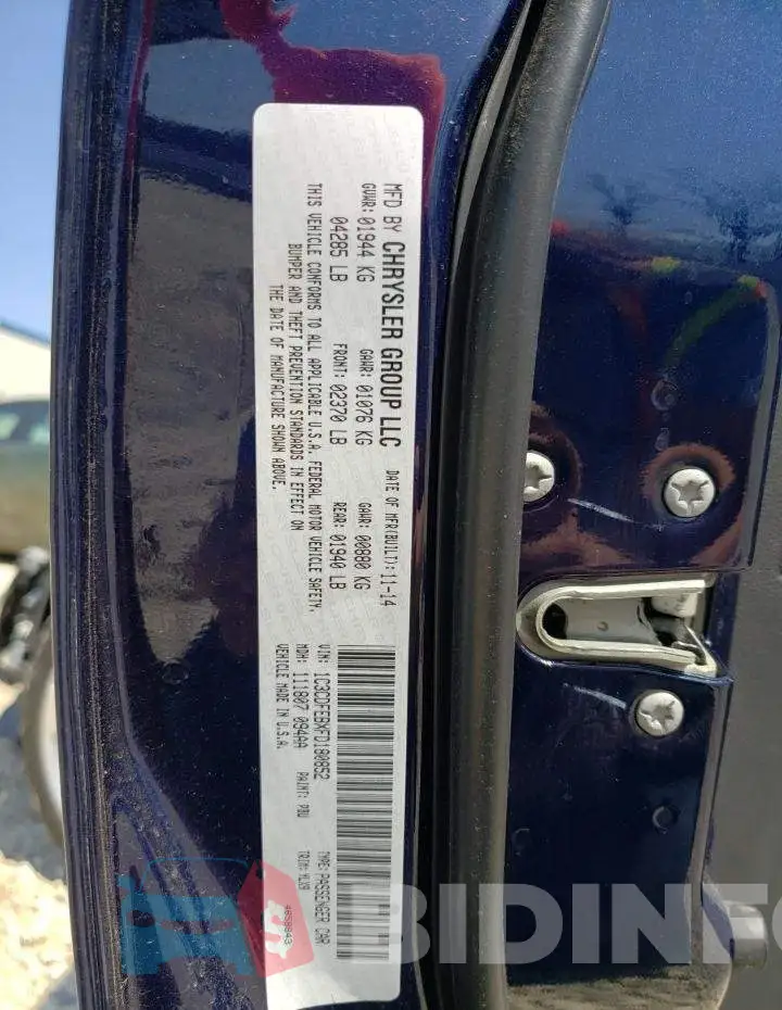 1C3CDFEBXFD180852 Photo# 12