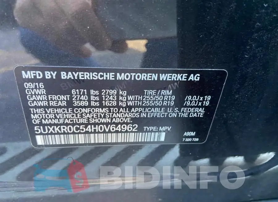 5UXKR0C54H0V64962 Photo# 13