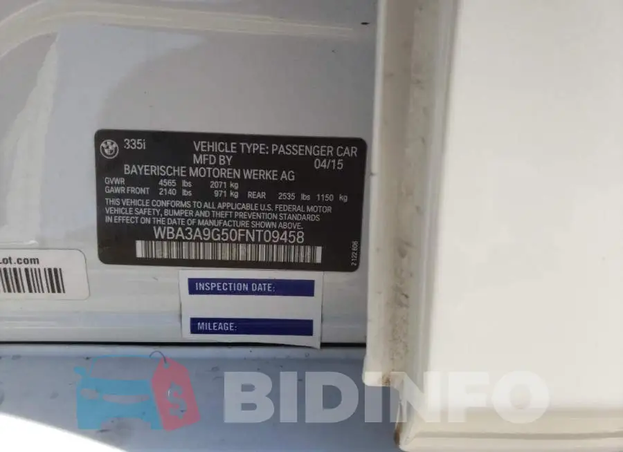 WBA3A9G50FNT09458 Photo# 12