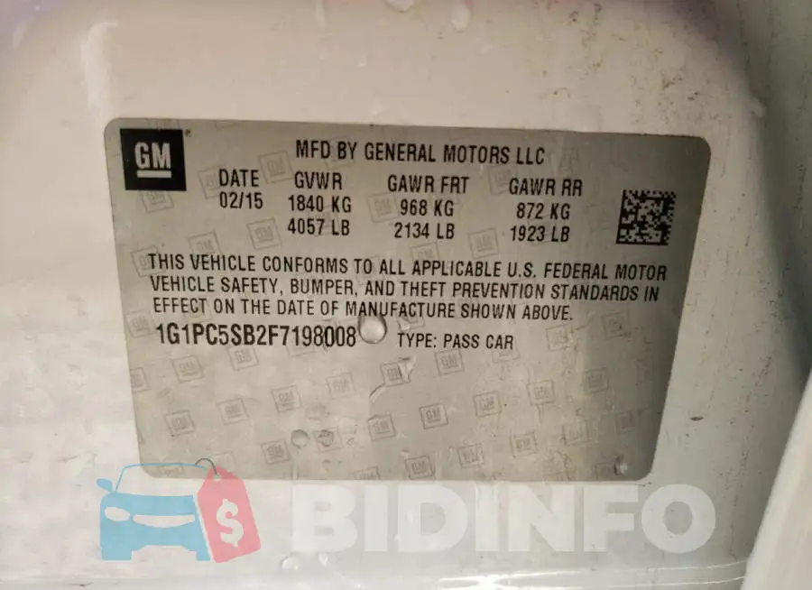 1G1PC5SB2F7198008 Photo# 12