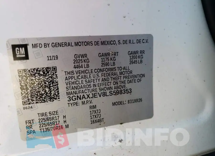 3GNAXJEV8LS598353 Photo# 13
