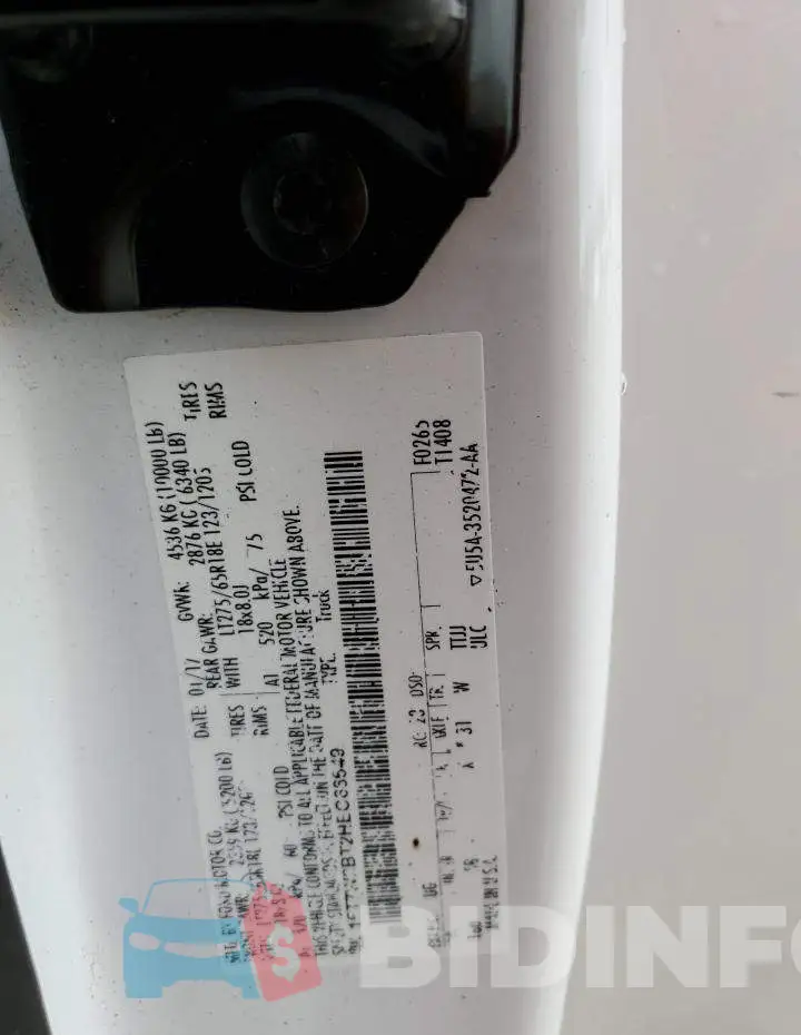 1FT7W2BT2HEC66649 Photo# 13