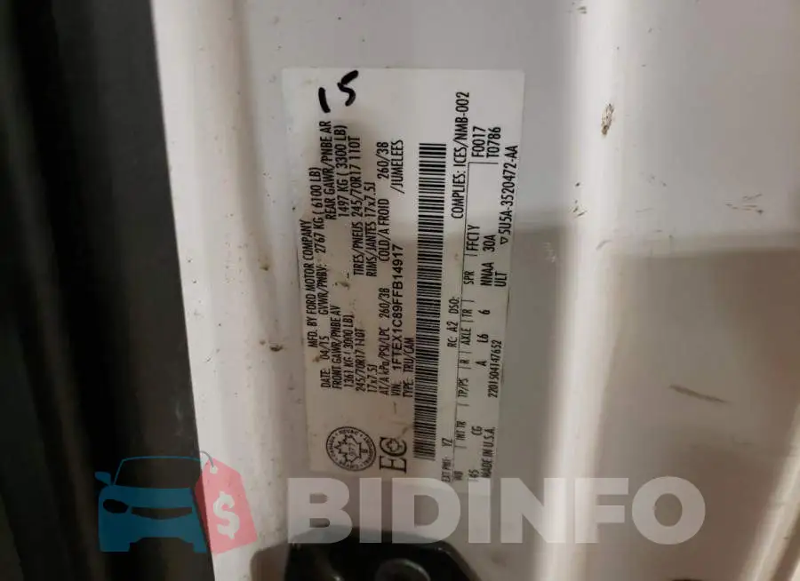 1FTEX1C89FFB14917 Photo# 12