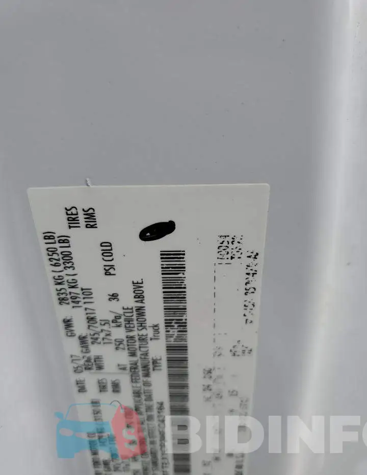 1FTEX1CP3HFC43164 Photo# 12