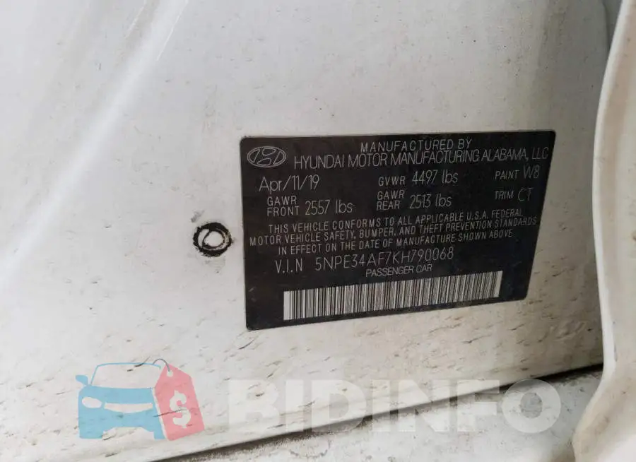5NPE34AF7KH790068 Photo# 12