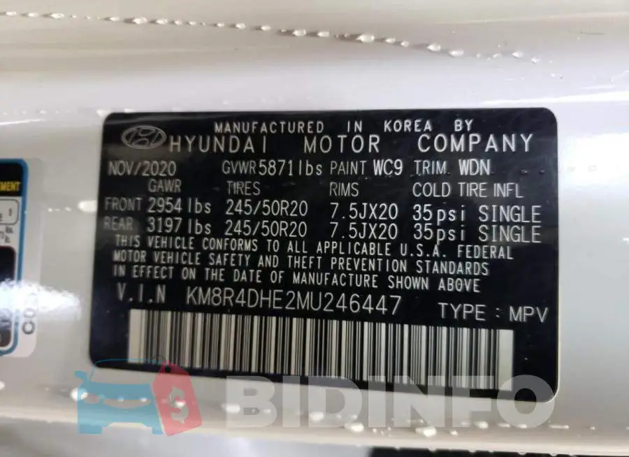 KM8R4DHE2MU246447 Photo# 13