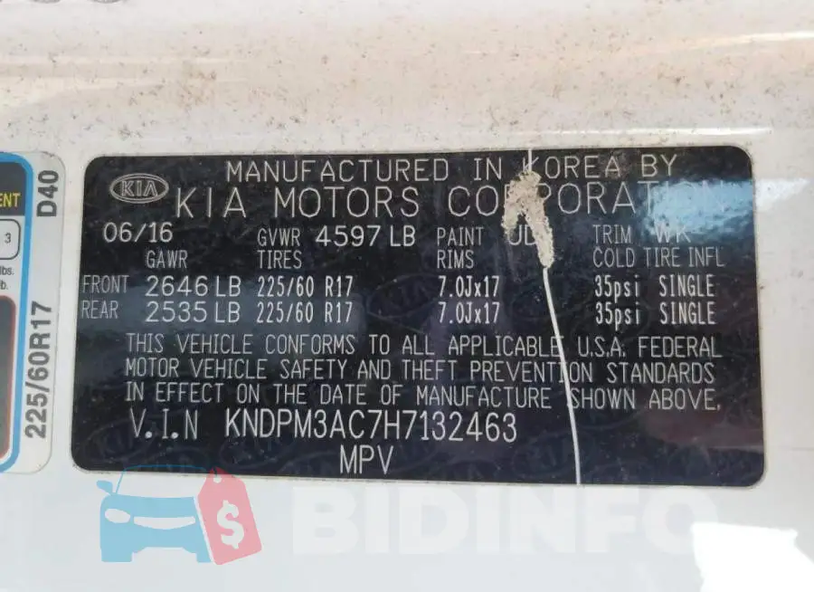 KNDPM3AC7H7132463 Photo# 13