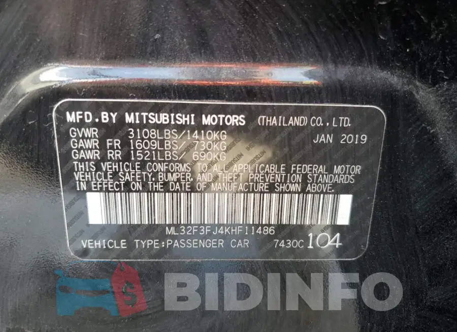 ML32F3FJ4KHF11486 Photo# 13