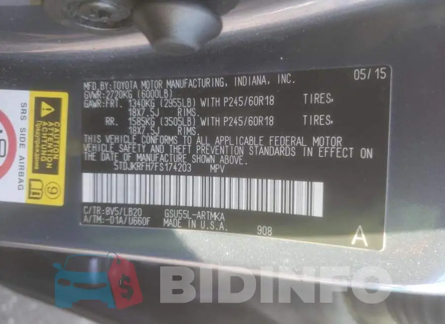 5TDJKRFH7FS174203 Photo# 10